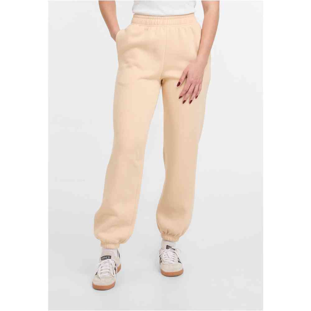 Urban Classics - Basic Essential Dames joggingbroek - Creme